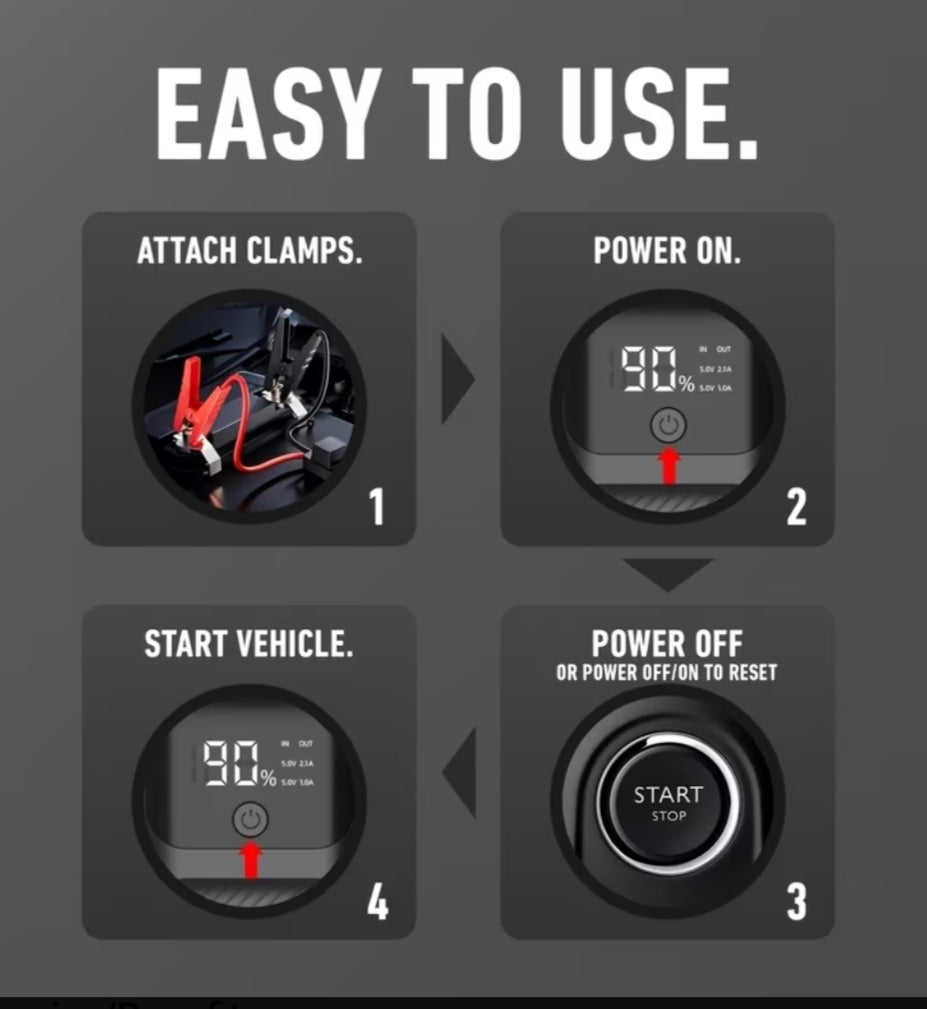 Portable Jump Starter